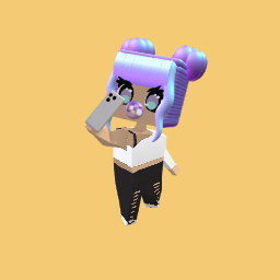 purpule cute cool girl.