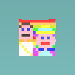 Cinderlla meets her prince in a rainbow