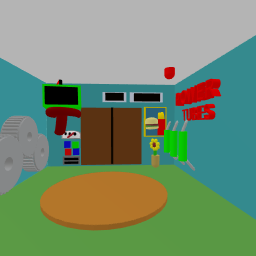 I corrected my old model of baldis basics plus elevator