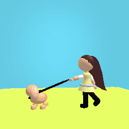 Take a walk with a dog!