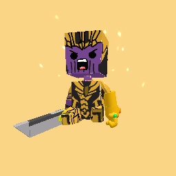 Thanos ready to fight