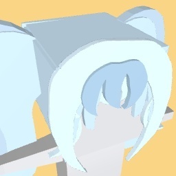 Hair girl cute sky