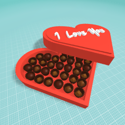 Box of chocolates! Valentines day! Love ya!
