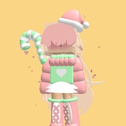 Pastel Christmas outfit