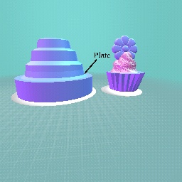 Cupcake with cake