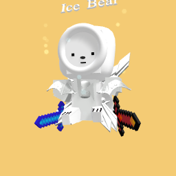 Ice bear (with swords and a hoodie and armour