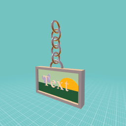 Keychain name tag, but with butterflies