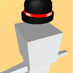Black and red Top hat