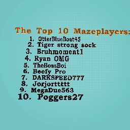 TOP 10 Makers empire mazeplayers in history!