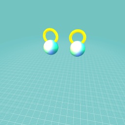 Shiny pearl earrings