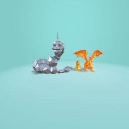 Onix charmander and charizard