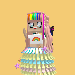 Rainbow girl