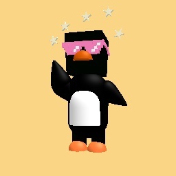 Cute and snazzy penguin!! <3