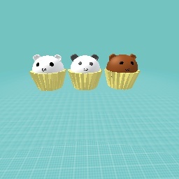 We bare bears cupcake