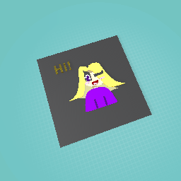 Cute girl (purple shirt) (blonde)