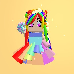 Rainbow girl