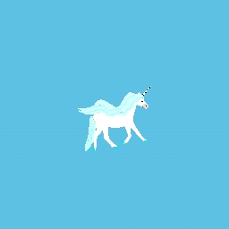 blue unicorn!