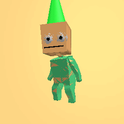 Green hat man