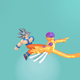 Golden freza vs goku ui