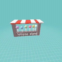 cute lollipop stand