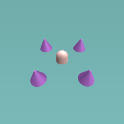 the round block that is one colour only