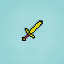 Gold sword