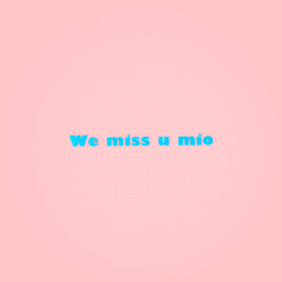 Luv u mio