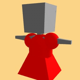 Simple red dress 1