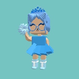 All blue girl! 20 likes free!