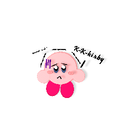 scared kirby