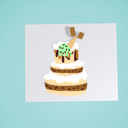 Paper Ice Crean Cake