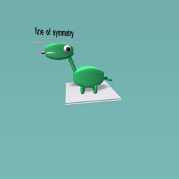 Dinodaur and the line of symmetry