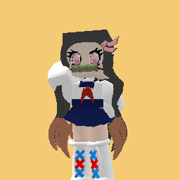 Nezuko Going To School