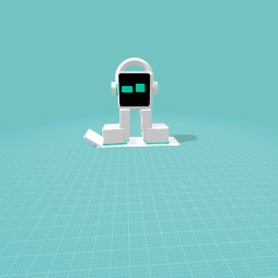emo white robot