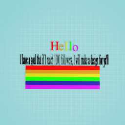 I HAVE A GOAL FOR YA'LL