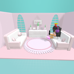 Pink Palace Living Room