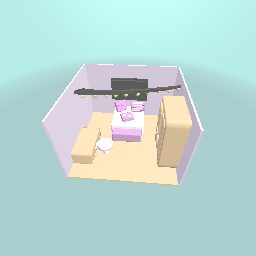 Cute purple room:)