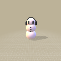 a cool snowman