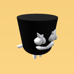 black marshmellow head