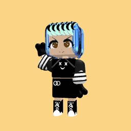 Black and blue boy