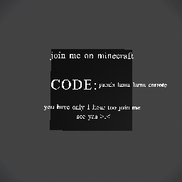 join me on minecraft