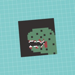 Scary creature doodle