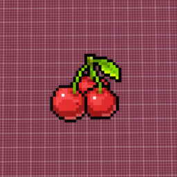 Shiny Pixel Cherries