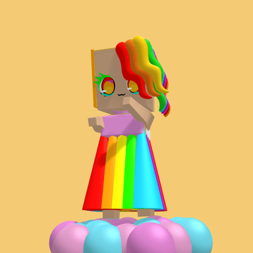 Rainbow queen!U-U