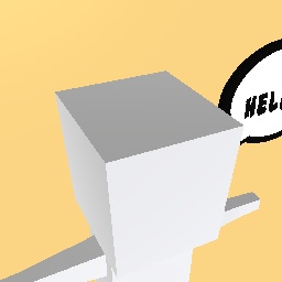 "hello" sign