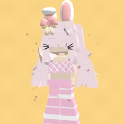 random pink easter fit