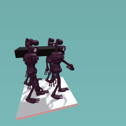 Siren head doing cofin dance