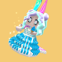 Princess blue and pink