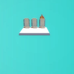 The buildings on fire ahhhh