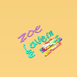 Heres for the zoe laverne lovers!